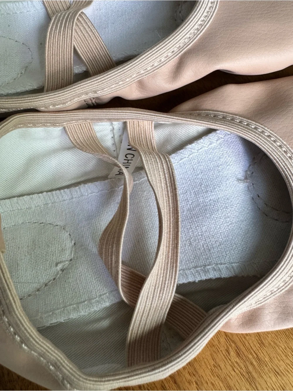 Ballet Slippers - Nude/Blush Dance Shoes. Size 35 or Big Kid 3/3.5